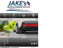 Tablet Screenshot of jakes-auto.com